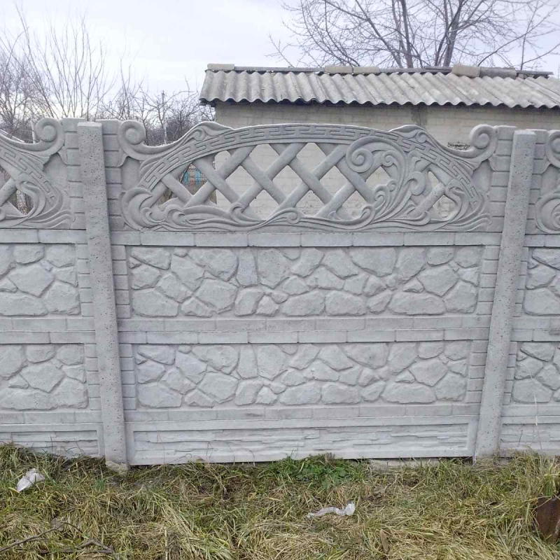 Декоративная покраска еврозабора