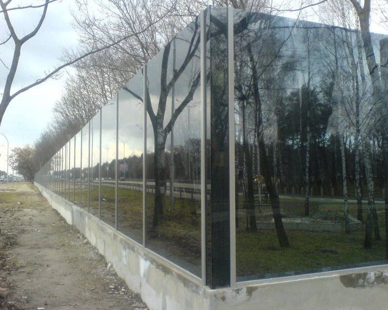 Забор из стекла (73 фото)