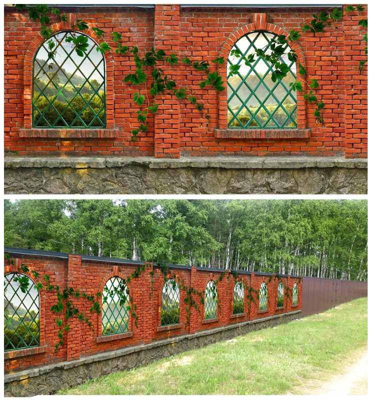 Фотосетка рада для заборов