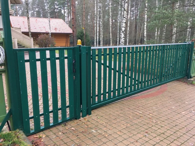 Ворота Grand line Profi Lock 2,03x6,0 RAL 8017