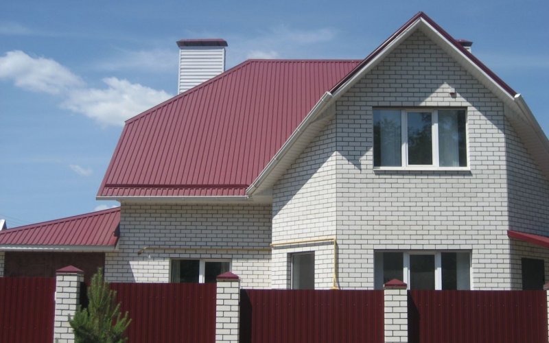 Профлист с20 на крыше