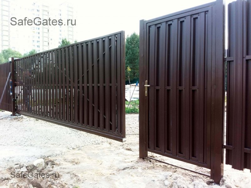 Калитки из евроштакетника DOORHAN