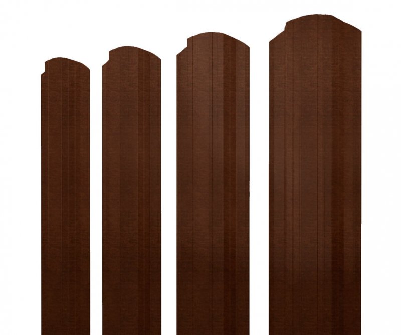 Штакетник круглый фигурный Print-Double Golden Wood (2,0м)