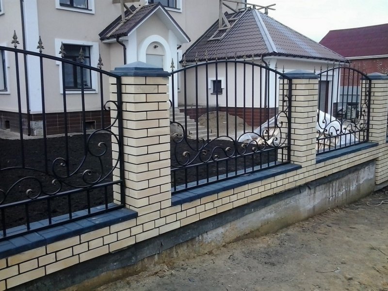 Кованые заборы для частного дома