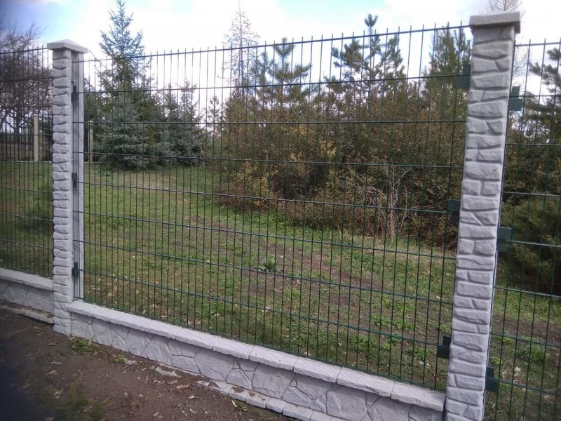 Заборы для дачи из сетки Лепса