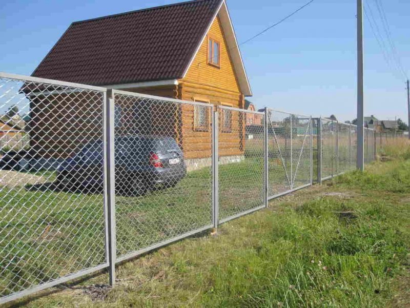 Загородка из сетки металлической своими руками