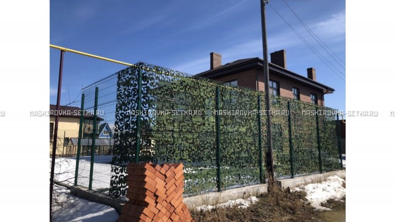 Маскировочная сетка для забора