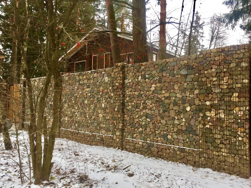 Габионовая изгородь