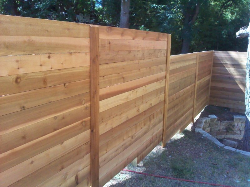 Staining a Cedar Fence