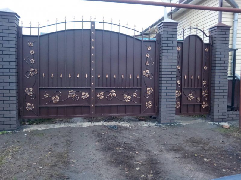 Кованые ворота Боярские
