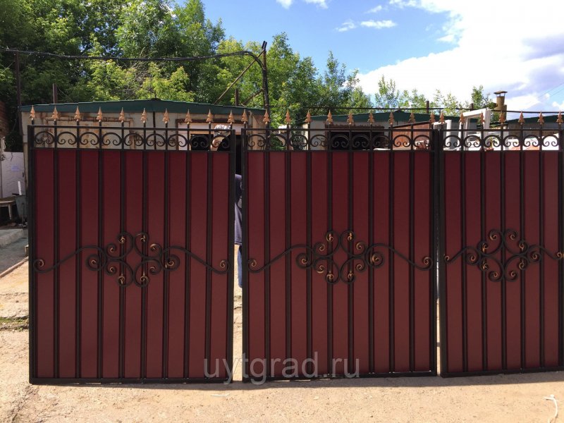 Кованые изделия на ворота