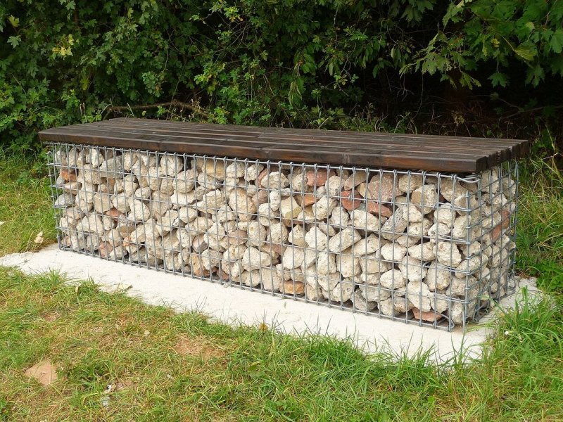Габионы из камня