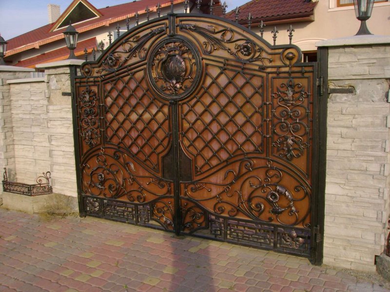 Кованые ворота Сикард