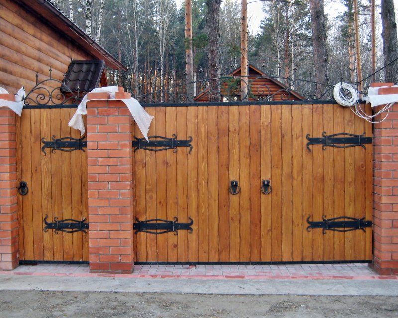 Металлические ворота