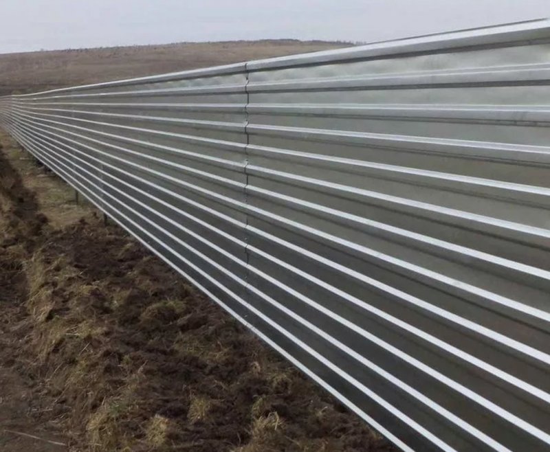 Ворота распашные профлист 3м