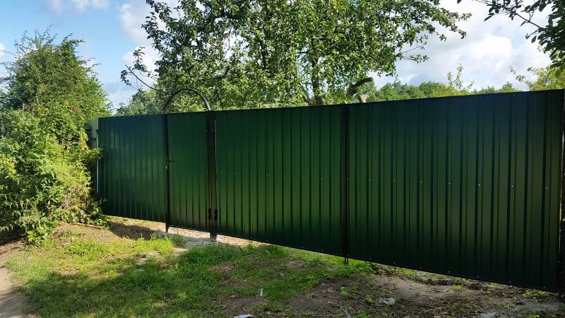 Профнастил с8 RAL 6005 зелёный мох
