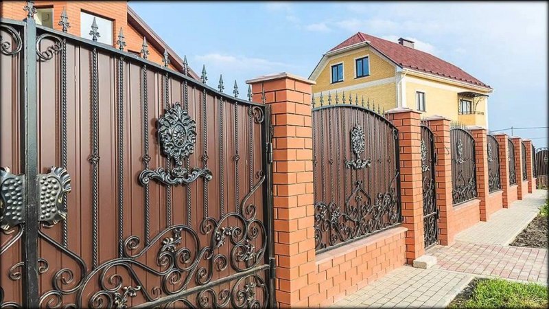 Элитные заборы для коттеджей