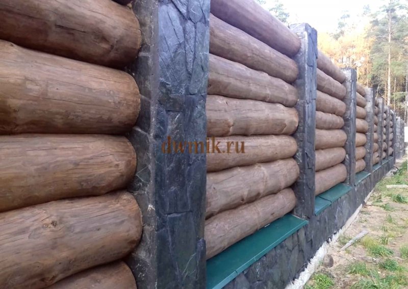 Бревна для забора