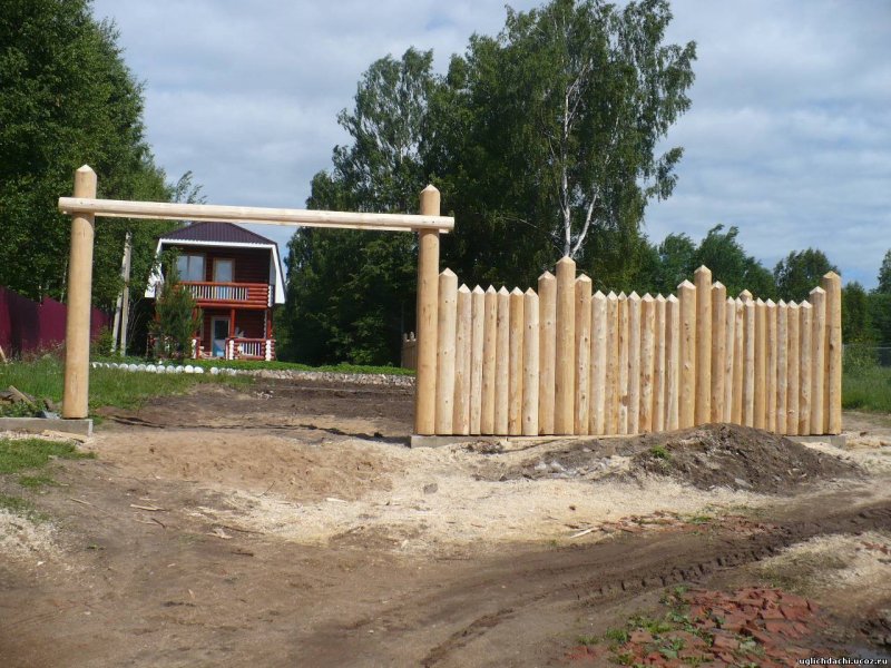 Забор частокол