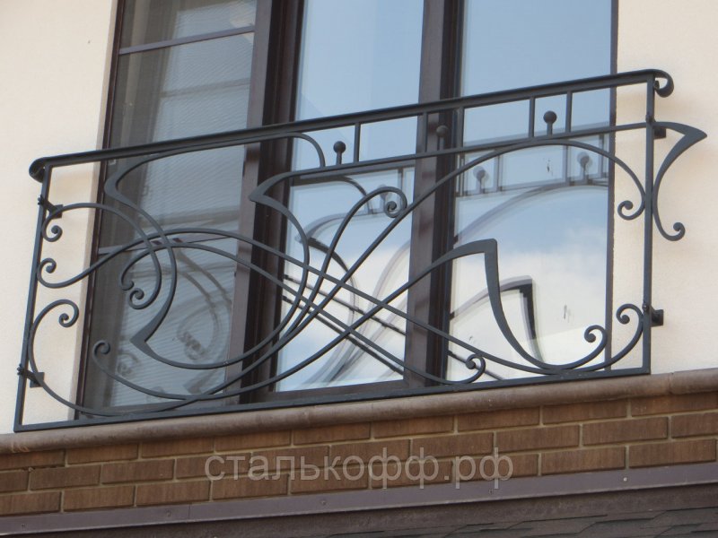 Французский балкон кованый