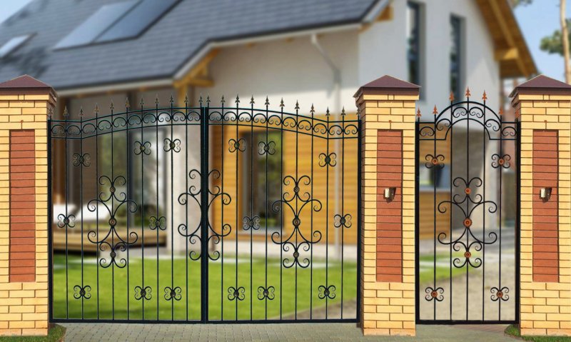Ворота Олимпия 8 арочные