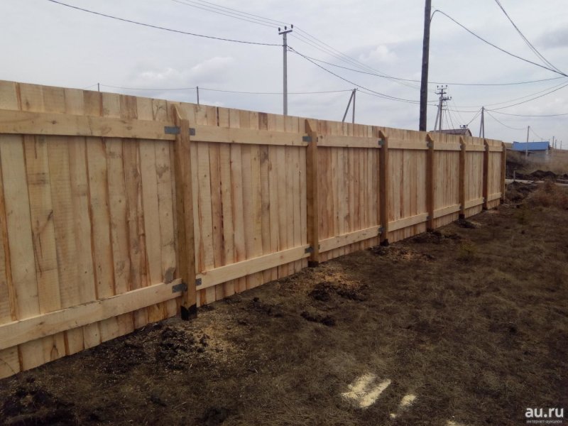 Столбы для забора из досок