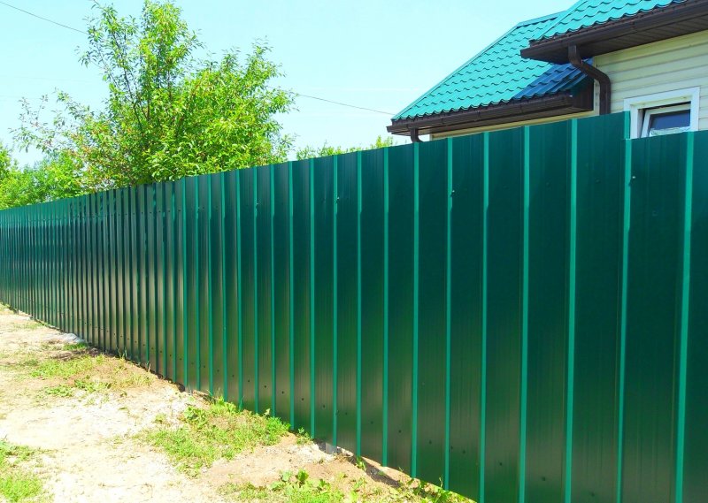 Красивый металлопрофиль для забора