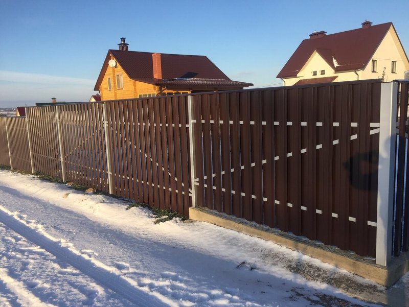 RAL 8004 металлопрофиль