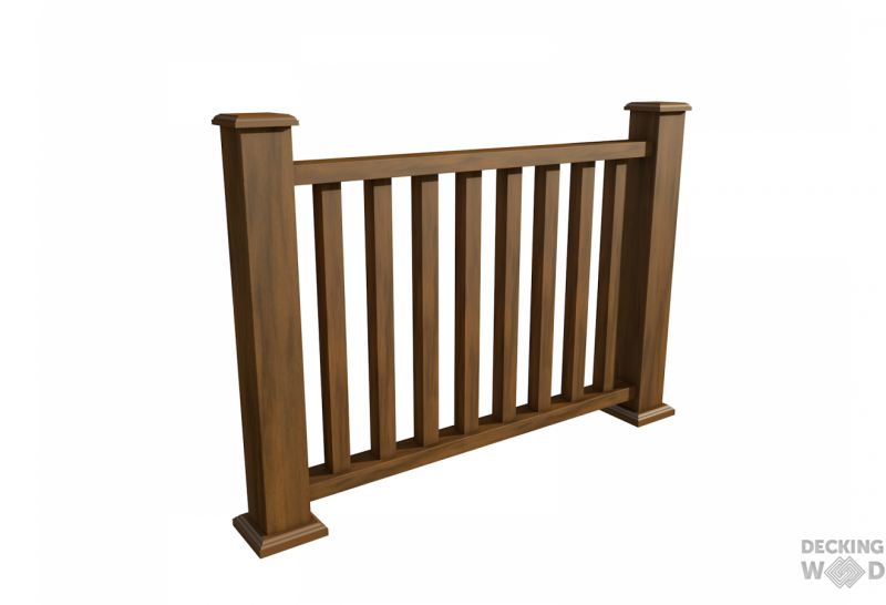Ограждения Woodvex палисандр