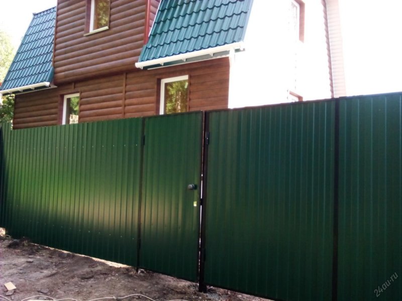 Ворота из профлиста нс35