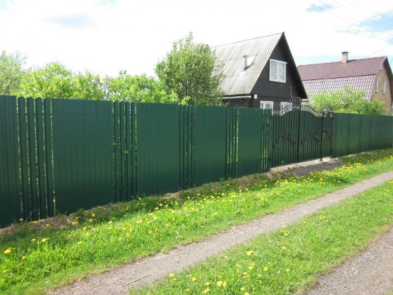 Металлический штакетник п118