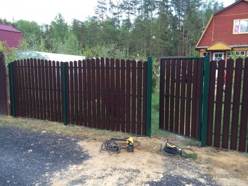 Штакетник рал забор 3005