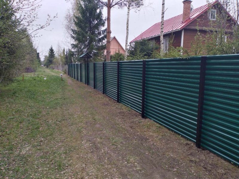 Забор на дачу эконом