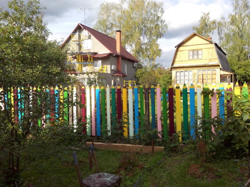 Самый дешевый забор для сада