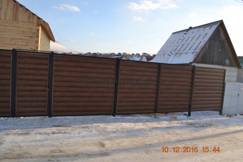 Колонны на забор сайдинга