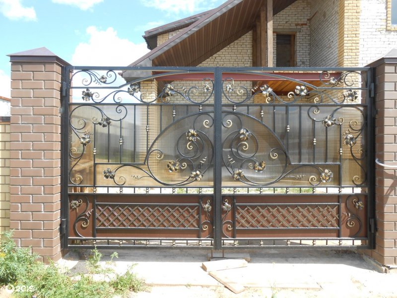 Уфа Центральная 59/1 ворота кованые