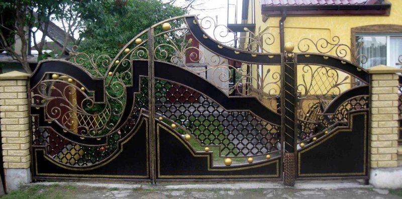 Сварные ворота