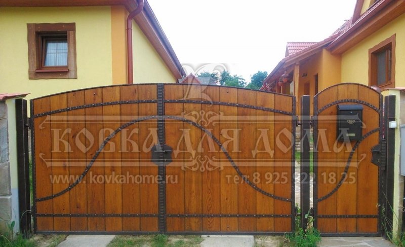 Алютех Престиж 8017 с калиткой