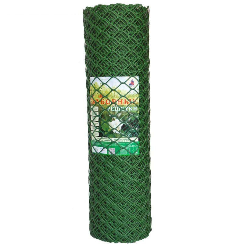 Заборная решетка 40*40 (1,5*25м) хаки