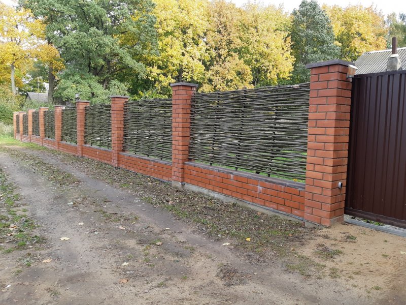 Забор евроштакетник ранчо