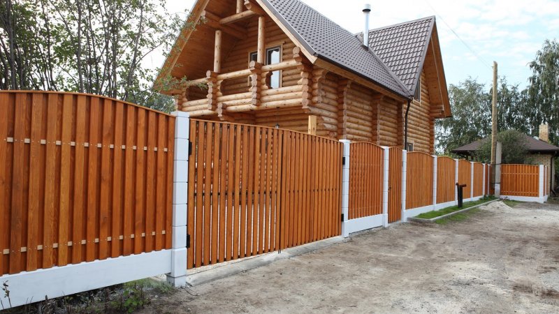 Забор из поликарбоната МП 20