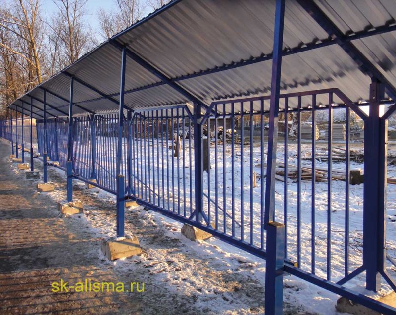 Ограждения металлические переносные