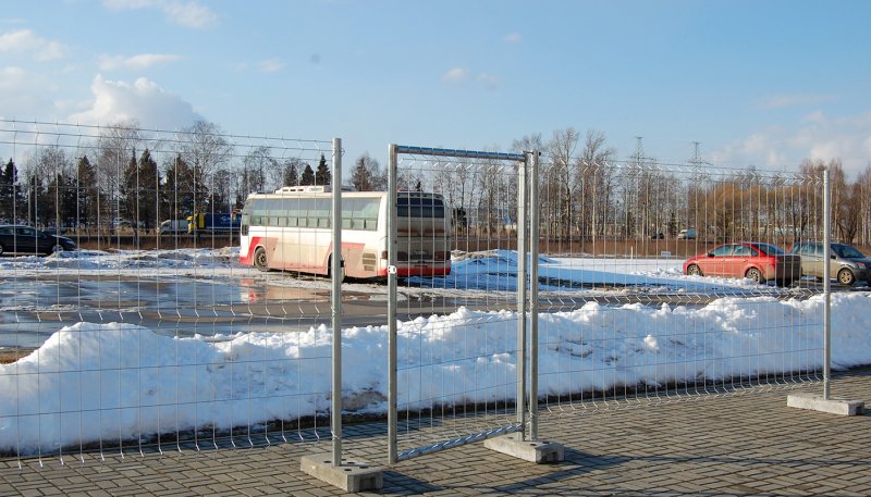 Ворота временного ограждения 1.95х5 ZN