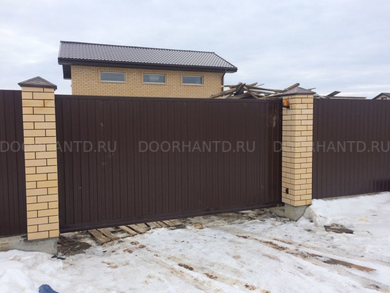 Каркас откатных ворот 4 метра