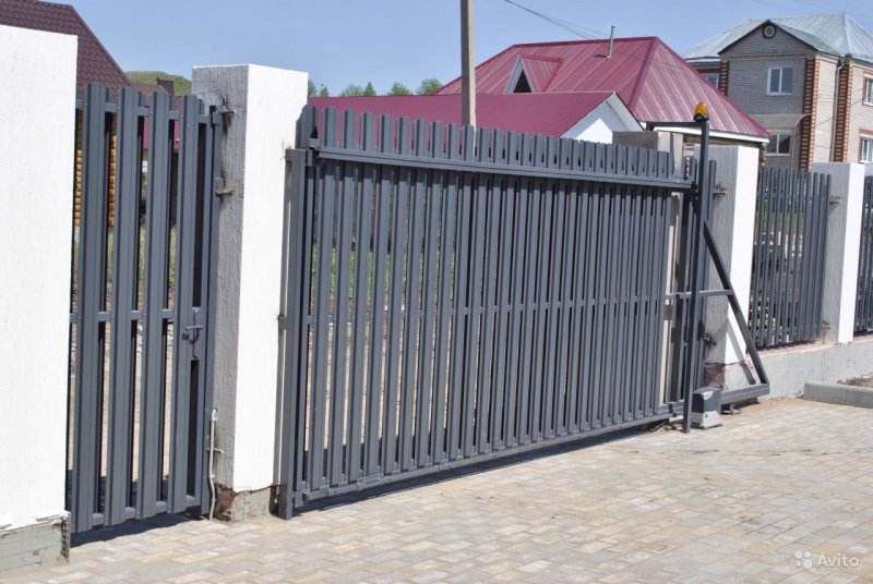 Штакетник Баррера круглый рез 3005