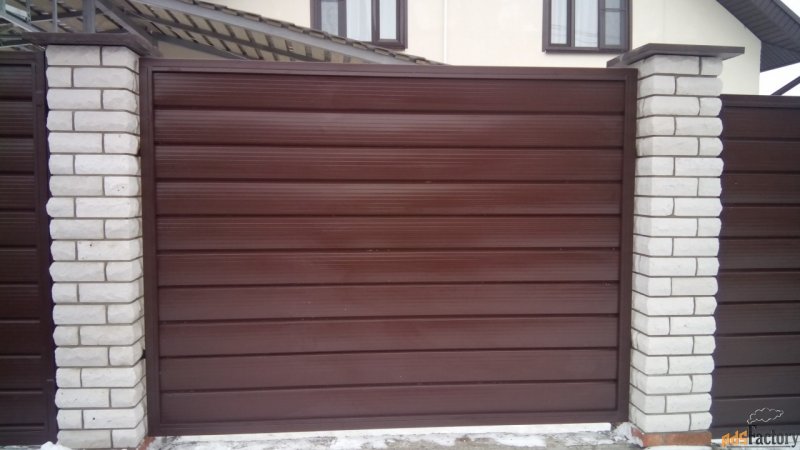 Секционные ворота 8017 Дорхан