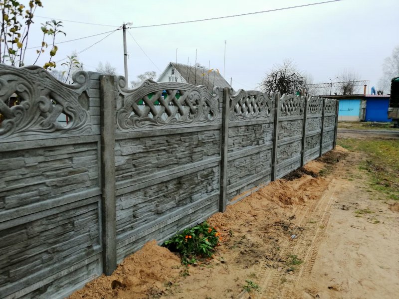Азовские мраморные еврозаборы