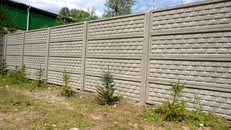 Декоративные еврозаборы из бетона