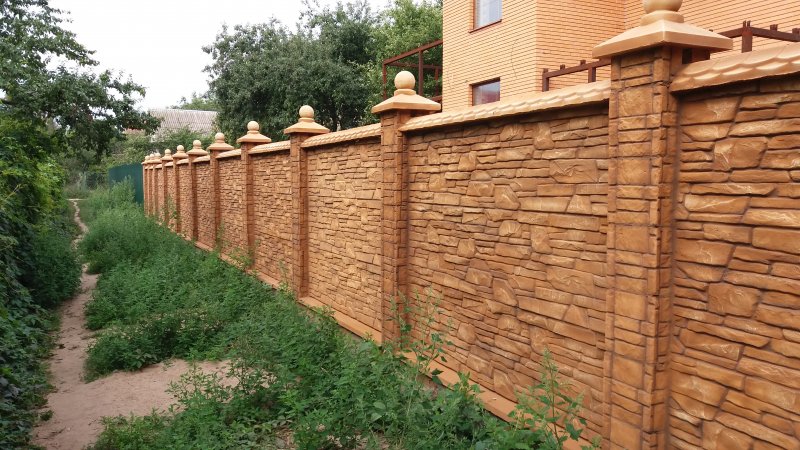 Еврозабор из бетона