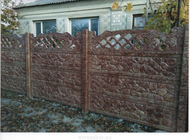 Еврозабор бетонный